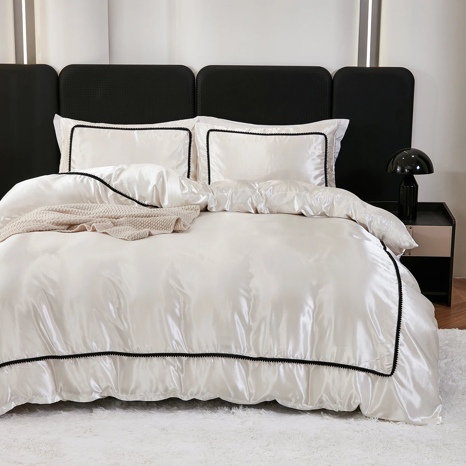 Parure de lit en Satin