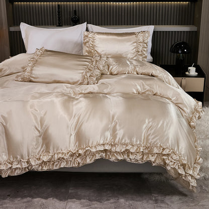 Parure Housse de Couette en Satin