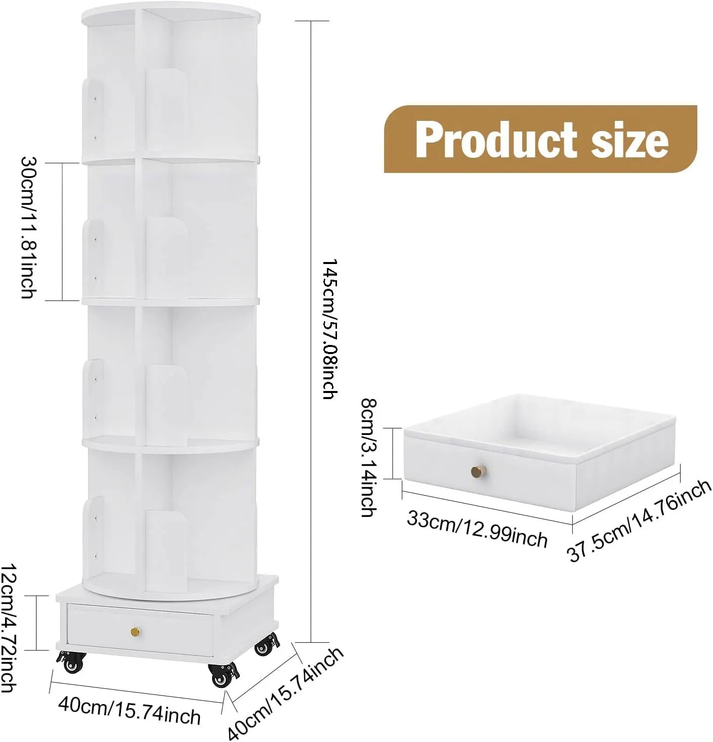 Bibliothèque d'angle en Bois