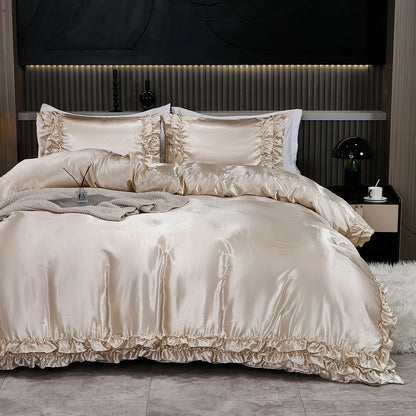 Parure Housse de Couette en Satin