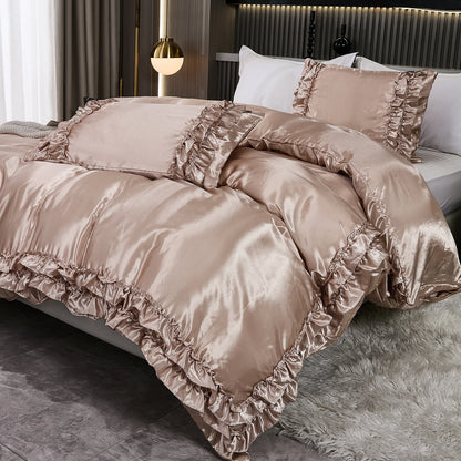 Parure Housse de Couette en Satin