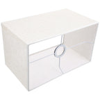 Abat-jour cylindrique moderne en toile de jute et tissu ferreux, accessoire anti-poussière pour lampe de bureau ou salon - Décoration intérieure