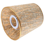 Abat-jour en cône tissé et tissu coloré – accessoire décoratif lumineux pour plafonds, sols ou fermes au style bohème et chaleureux  Décoration intérieure