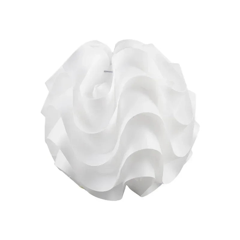 Abat-jour ondulé en polypropylène suspendu – design sphérique moderne pour cafés, bars ou intérieurs créatifs - Décoration intérieure