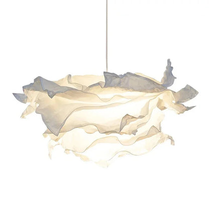 Abat-jour suspendu en forme de nuage – décoration poétique pour plafond de salon, chambre ou bar avec lumière douce et vaporeuse - Décoration intérieure