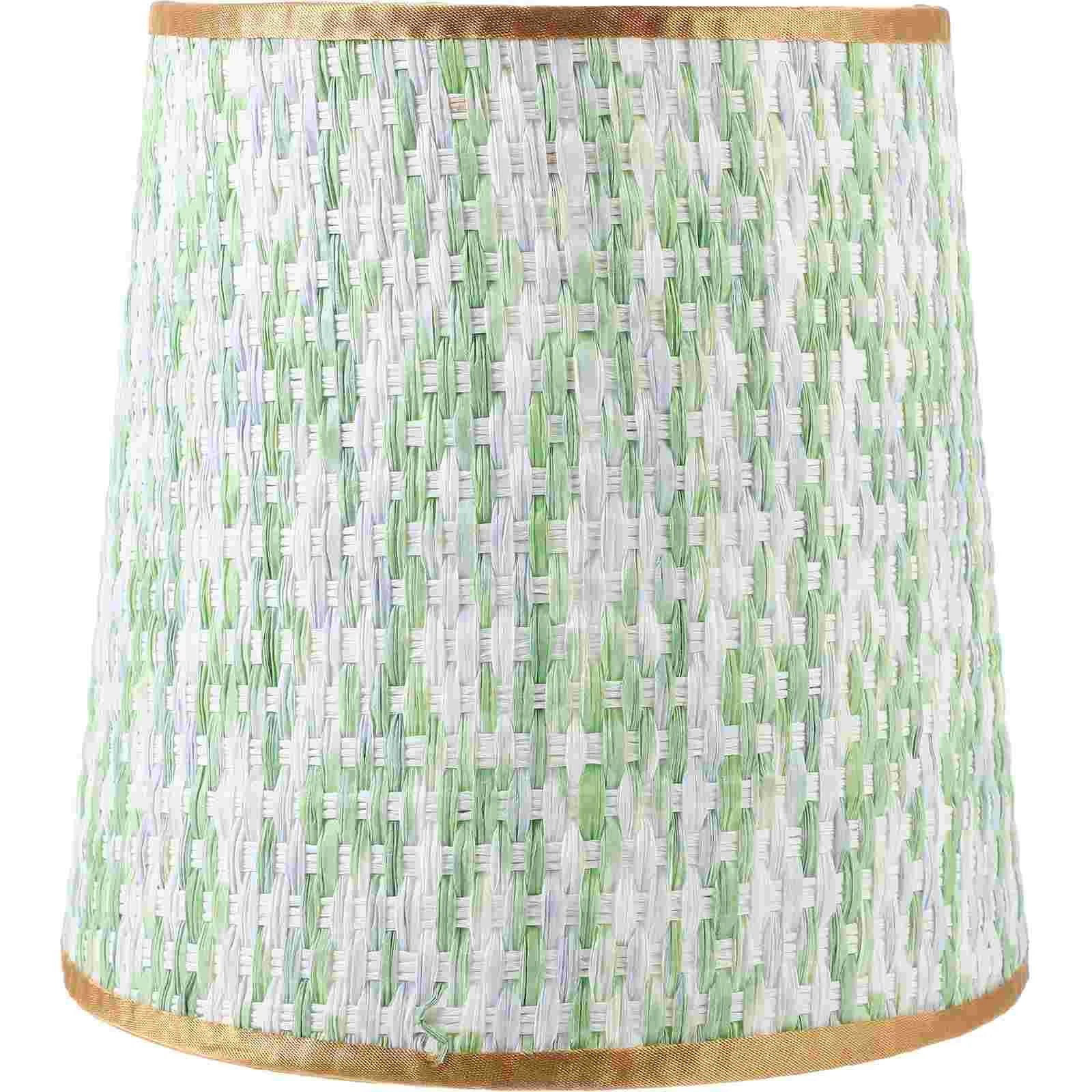 Abat-jour tissé coloré pour lampe de table – accessoire déco lumineux et artisanal - Décoration intérieure