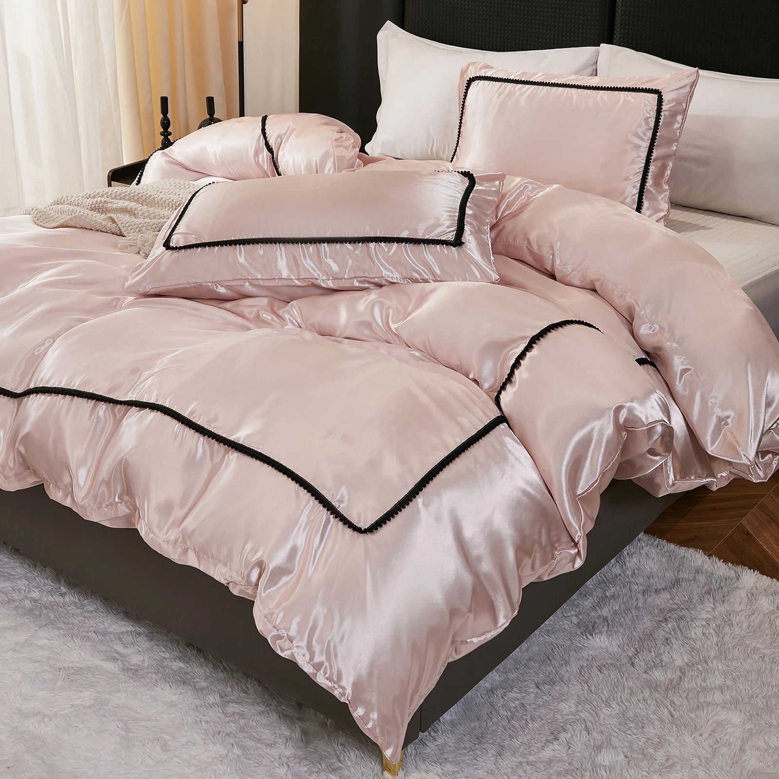 Parure de lit en Satin