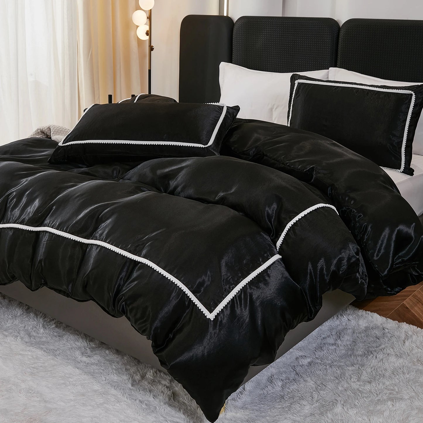 Parure de lit en Satin