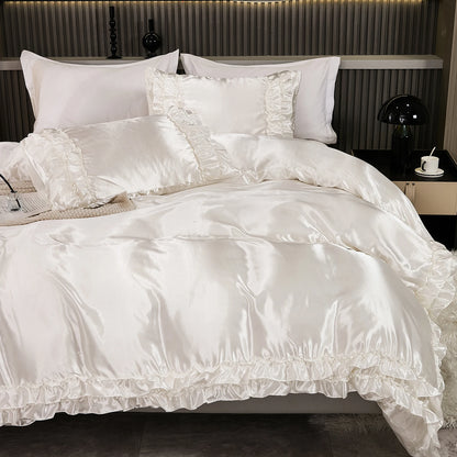 Parure Housse de Couette en Satin