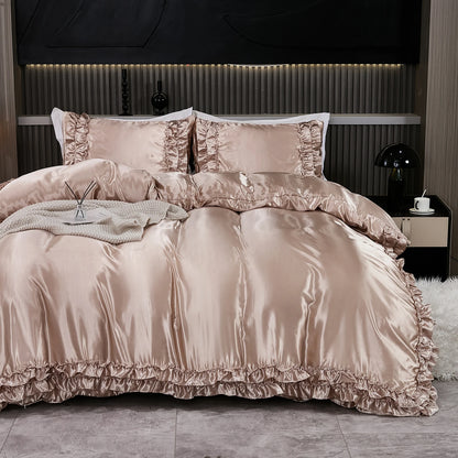 Parure Housse de Couette en Satin