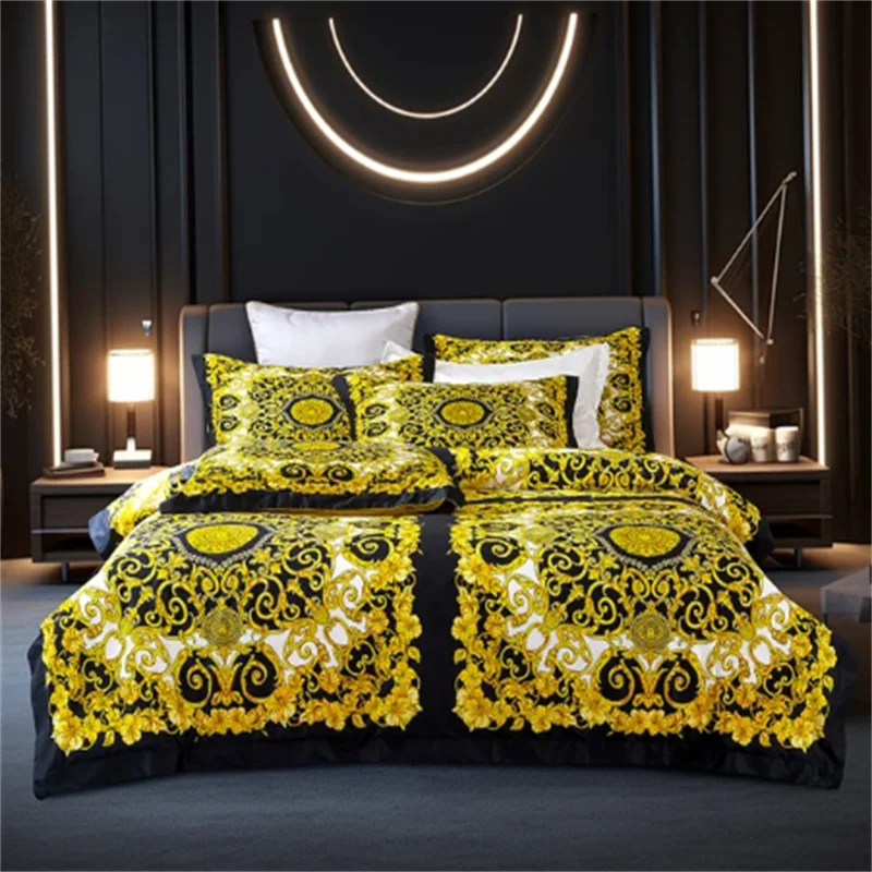 Housse de Couette Parure en Coton