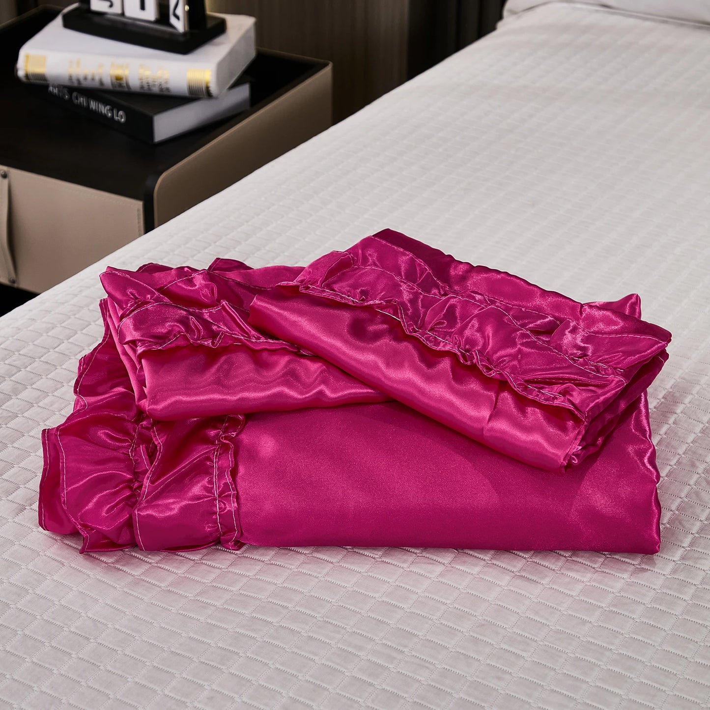 Parure Housse de Couette en Satin