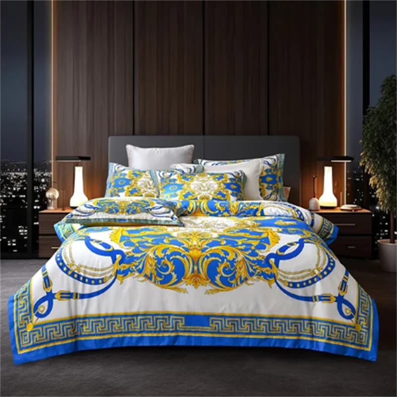 Housse de Couette Parure en Coton