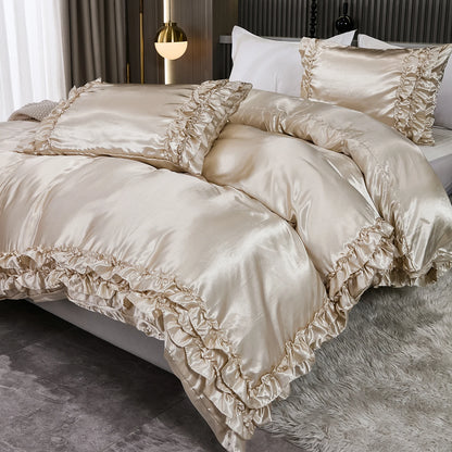Parure Housse de Couette en Satin