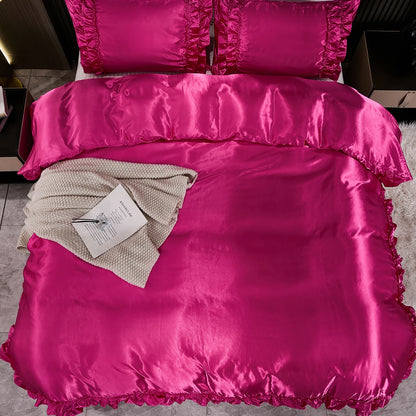 Parure Housse de Couette en Satin