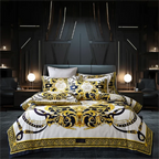 Housse de Couette Parure en Coton