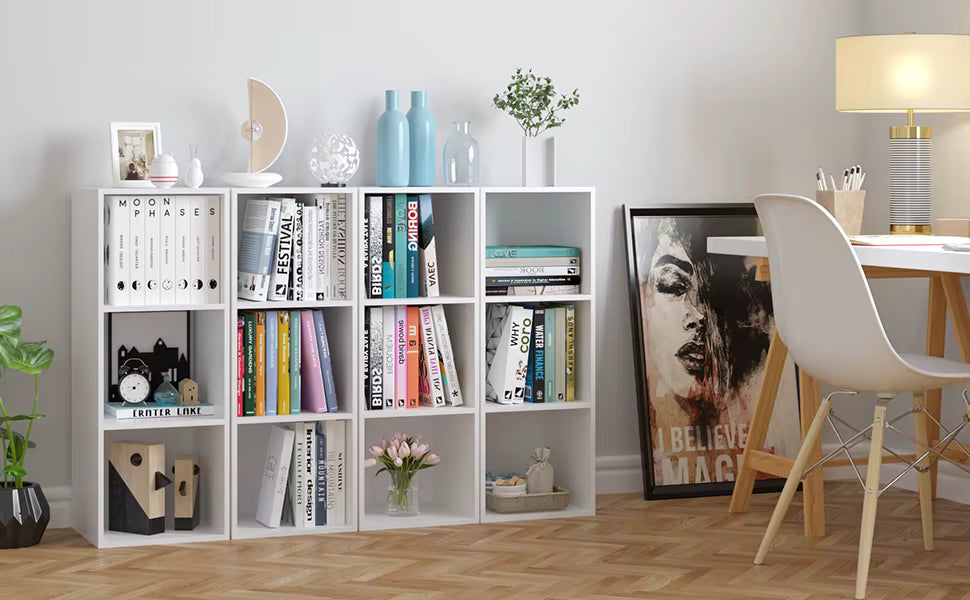 Bibliothèque  3 Cases