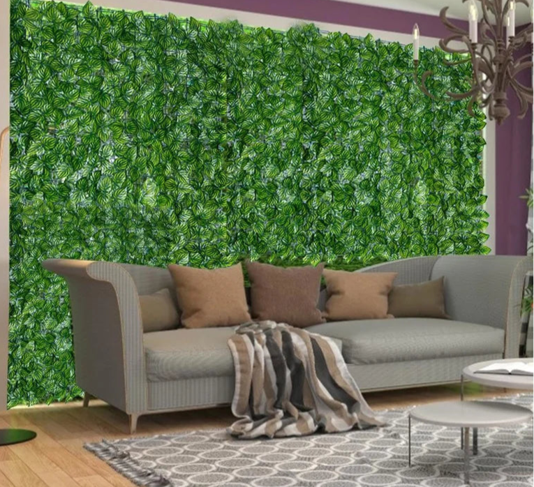Clôture de confidentialité en feuilles artificielles pour balcon, jardin ou terrasse avec feuillage synthétique