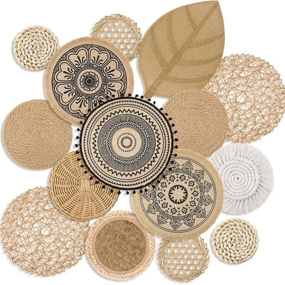 Décoration murale en macramé tissé à la main style Boho nordique. décoration Intérieure