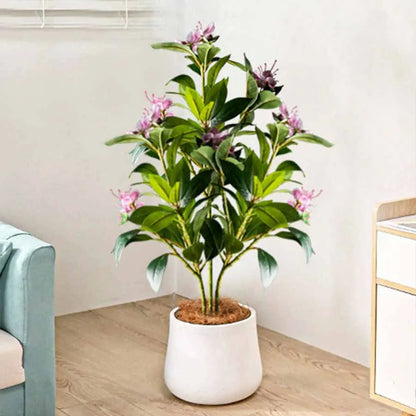 Ficus artificiel tropical de 80 à 120 cm pour décoration intérieure naturelle et moderne