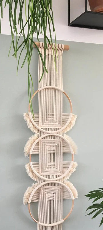Macramé Tapisserie Murale Mandala