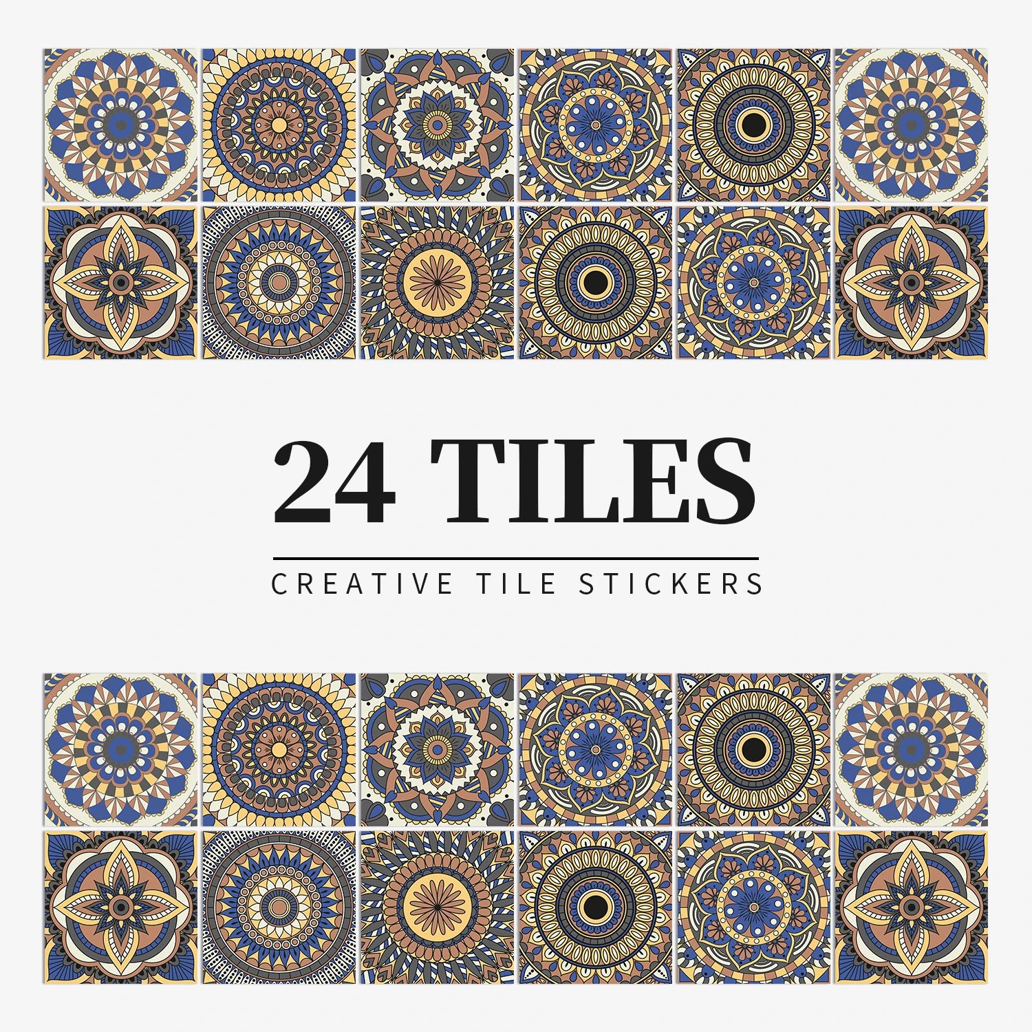 Autocollant Mural Effet carrelage