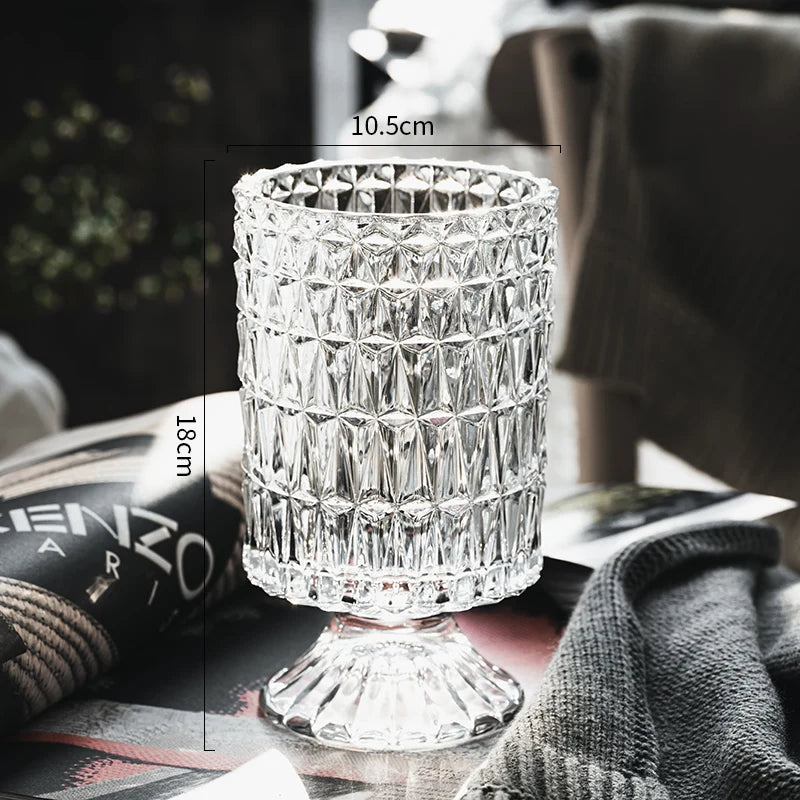 Vase en Verre Cristal