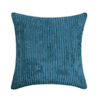 Housse de Coussin en velours côtelé rayé