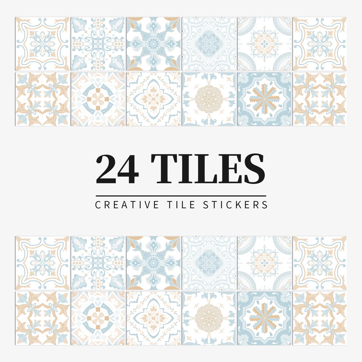 Autocollant Mural Effet carrelage