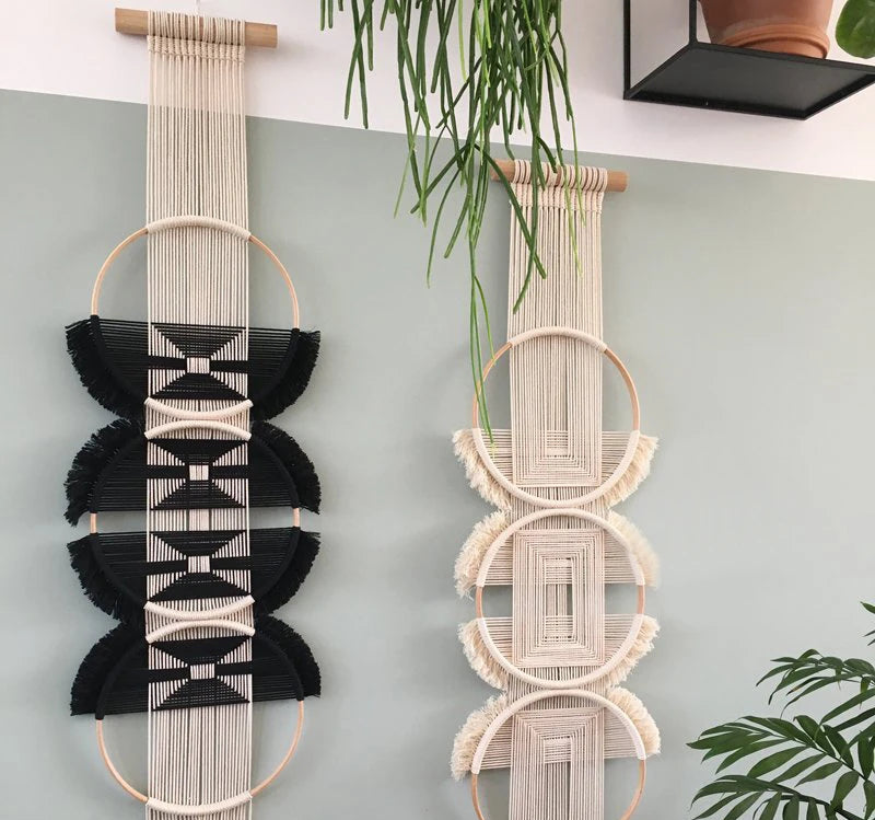 Macramé Tapisserie Murale Mandala