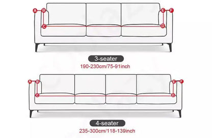 Housse de Canapé d'Angle