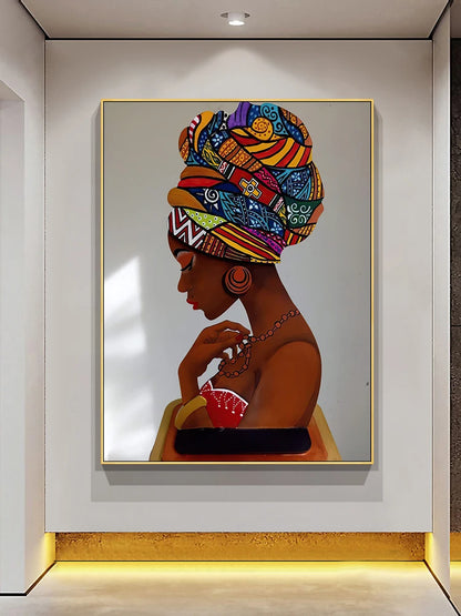 Tableau Moderne Art Africain