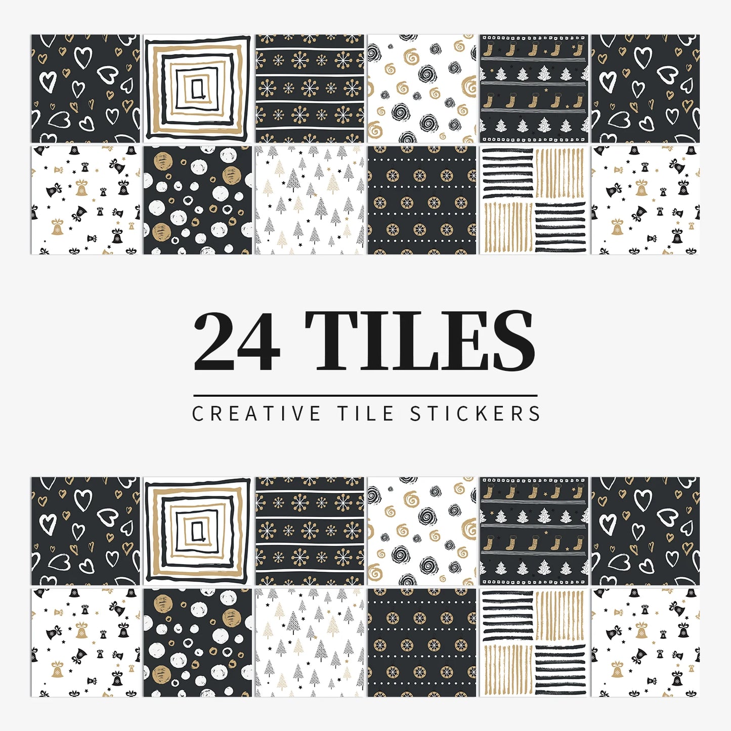 Autocollant Mural Effet carrelage