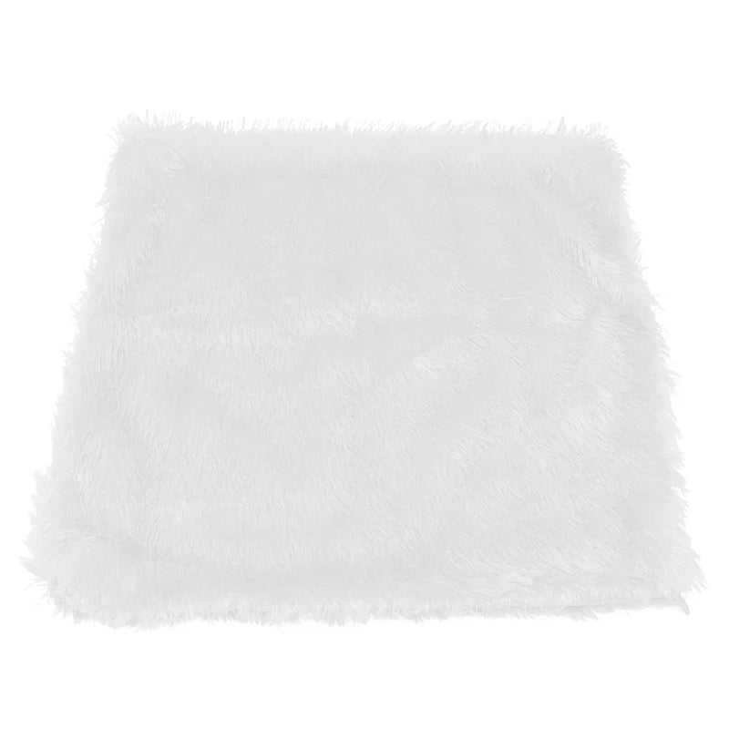 Housse de Coussin en Peluche et Fourrure de velours