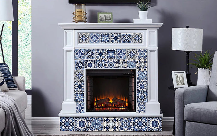 Autocollant Mural Effet carrelage