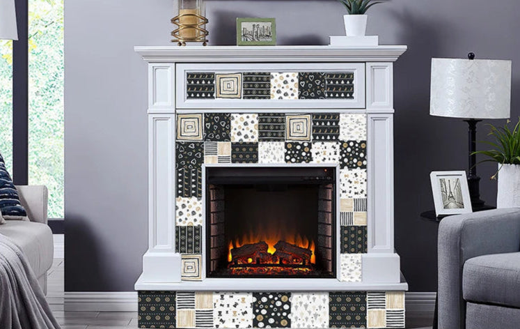 Autocollant Mural Effet carrelage