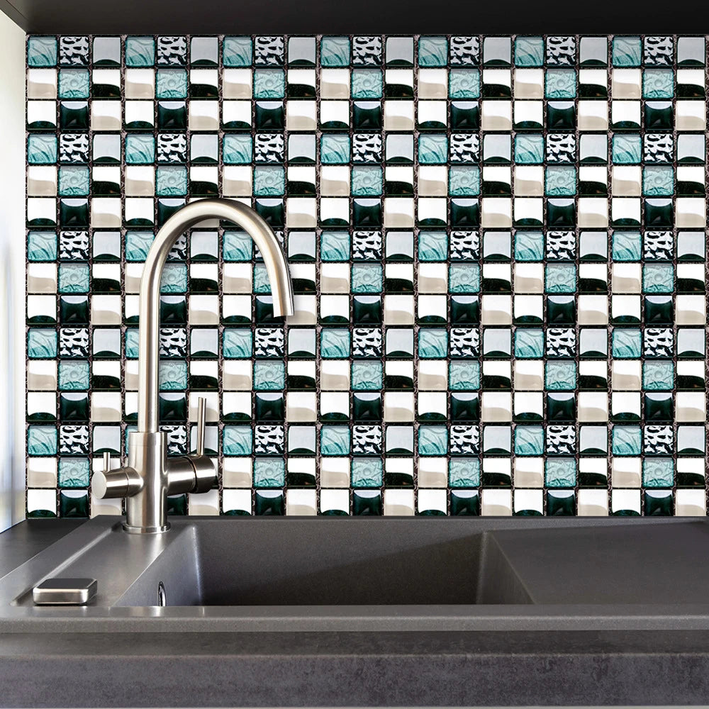 Revêtement Autocollant Mural Décoratif Mosaïque