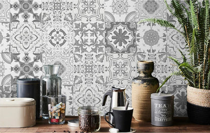 Autocollant Mural Effet carrelage