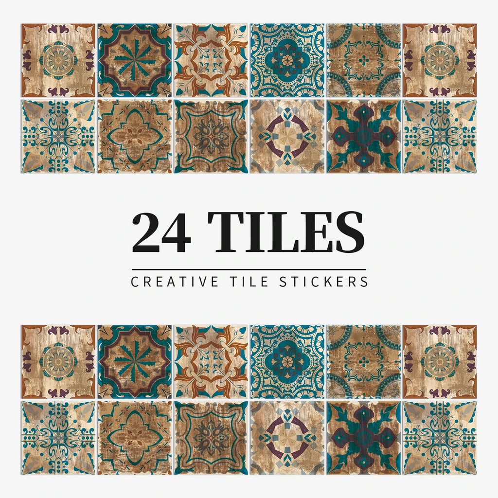 Autocollant Mural Effet carrelage