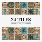 Autocollant Mural Effet carrelage