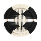 Panier Mural en Macramé Rond