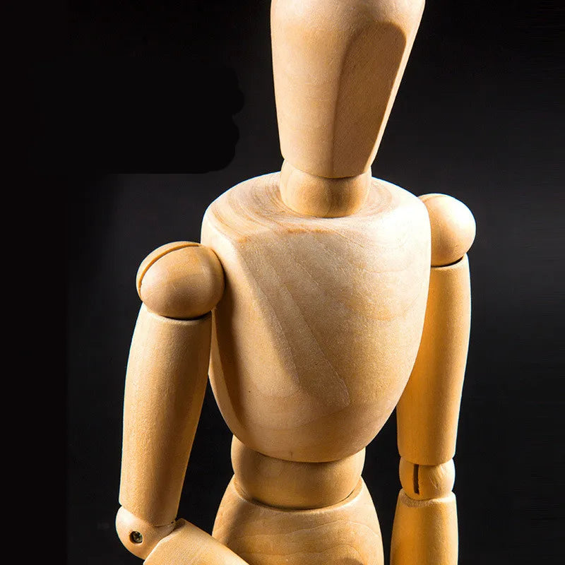 Figurine en Bois Articulé