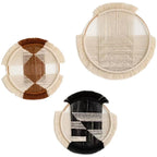 Panier Mural  Rond en Macramé
