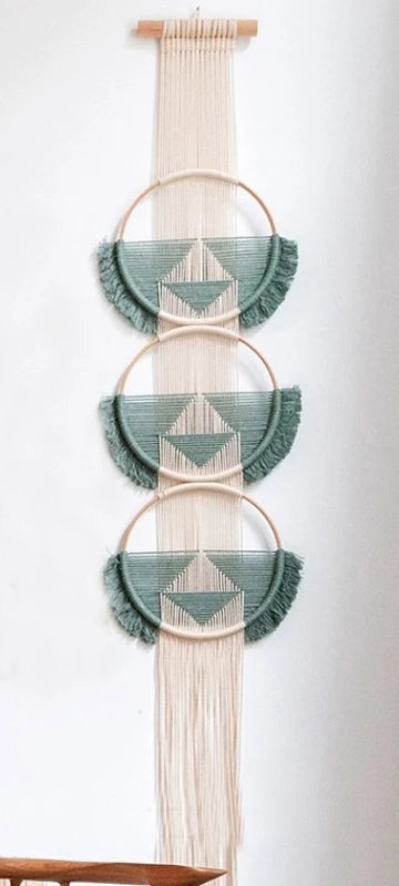 Macramé Tapisserie Murale Mandala