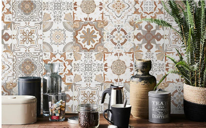 Autocollant Mural Effet carrelage