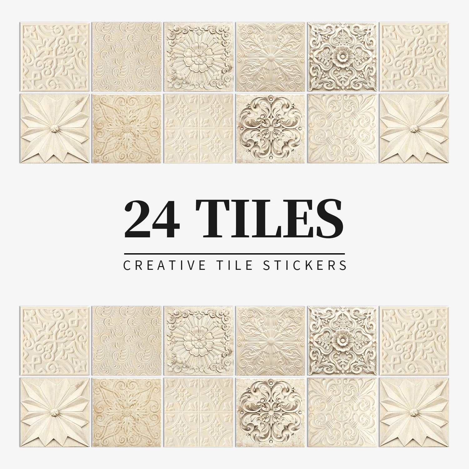 Autocollant Mural Effet carrelage