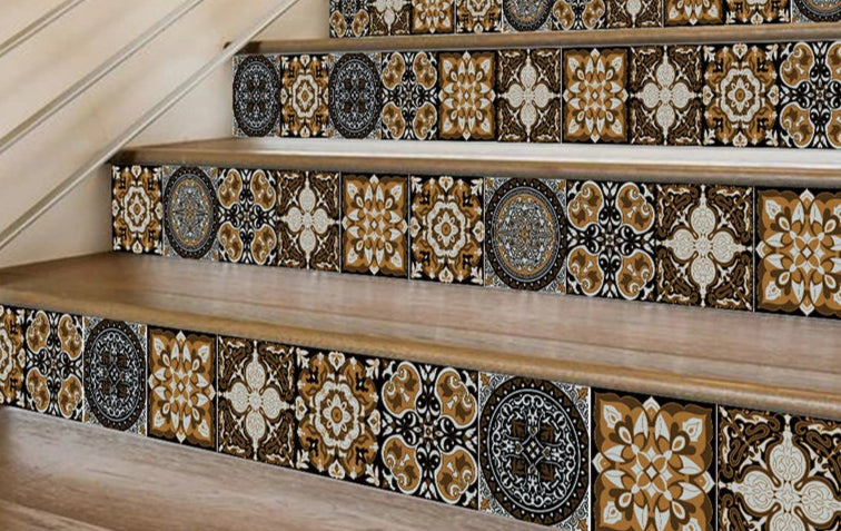 Autocollant Mural Effet carrelage