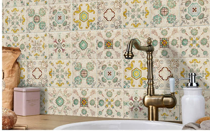 Autocollant Mural Effet carrelage