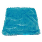 Housse de Coussin en Peluche et Fourrure de velours