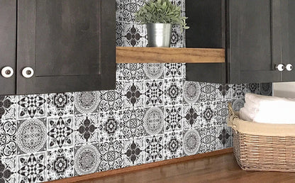 Autocollant Mural Effet carrelage